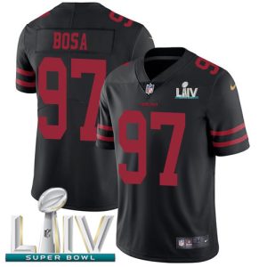 Amazing 49ers #97 Nick Bosa Black Super Bowl LIV 2020 Alternate Men's Stitched NFL Vapor Untouchable Limited Jersey