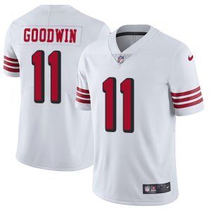 Impressive 49ers #11 Marquise Goodwin White Rush Men's Stitched NFL Vapor Untouchable Limited Jersey