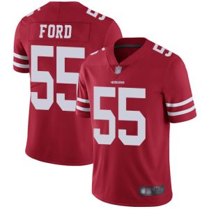 Impressive 49ers #55 Dee Ford Red Team Color Men's Stitched NFL Vapor Untouchable Limited Jersey