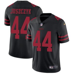Outstanding 49ers #44 Kyle Juszczyk Black Alternate Men's Stitched NFL Vapor Untouchable Limited Jersey