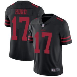 Delightful 49ers #17 Jalen Hurd Black Alternate Men's Stitched NFL Vapor Untouchable Limited Jersey