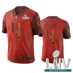 High - quality San Francisco 49ers #4 Nick Mullens Orange Super Bowl LIV 2020 Vapor Limited City Edition NFL Jersey