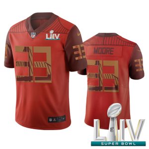 Exceptional San Francisco 49ers #33 Tarvarius Moore Orange Super Bowl LIV 2020 Vapor Limited City Edition NFL Jersey