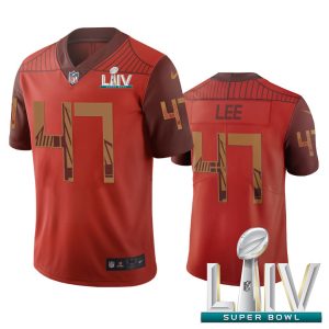 Impressive San Francisco 49ers #47 Elijah Lee Orange Super Bowl LIV 2020 Vapor Limited City Edition NFL Jersey