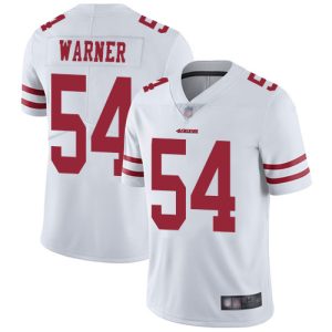 Exceptional 49ers #54 Fred Warner White Men's Stitched NFL Vapor Untouchable Limited Jersey