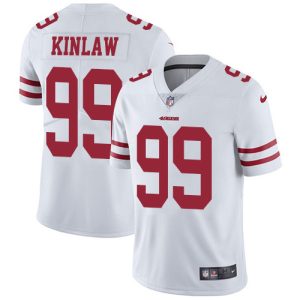Fantastic 49ers #99 Javon Kinlaw White Men's Stitched NFL Vapor Untouchable Limited Jersey