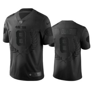 Delightful San Francisco 49ers #8 Steve Young Men's Black NFL MVP Limited Edition Jersey