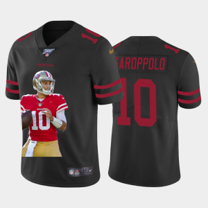 Amazing San Francisco 49ers #10 Jimmy Garoppolo Team Hero 1 Vapor Limited NFL 100 Jersey Black