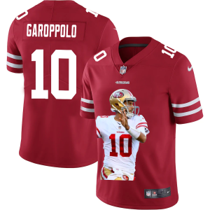 Exceptional San Francisco 49ers #10 Jimmy Garoppolo Team Hero 1 Vapor Limited NFL Jersey Red