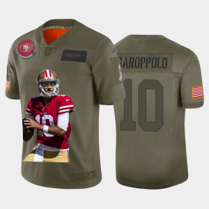 Impressive San Francisco 49ers #10 Jimmy Garoppolo Team Hero 2 Vapor Limited NFL Jersey Camo
