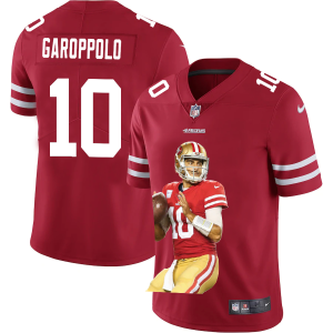 Impressive San Francisco 49ers #10 Jimmy Garoppolo Team Hero 2 Vapor Limited NFL Jersey Red