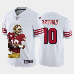 Outstanding San Francisco 49ers #10 Jimmy Garoppolo Team Hero 3 Rush  Vapor Limited NFL Jersey White