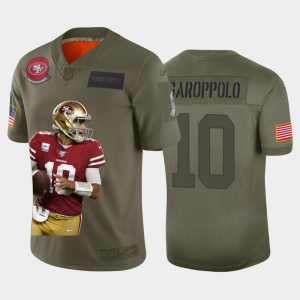 High - quality San Francisco 49ers #10 Jimmy Garoppolo Team Hero Vapor Limited NFL Jersey Camo