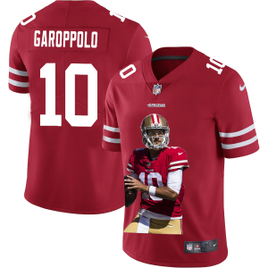 Amazing San Francisco 49ers #10 Jimmy Garoppolo Team Hero Vapor Limited NFL Jersey Red