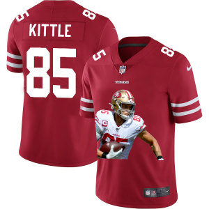 Delightful San Francisco 49ers #85 George Kittle Team Hero 1 Vapor Limited NFL Jersey Red