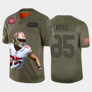 Fantastic San Francisco 49ers #85 George Kittle Team Hero 2 Vapor Limited NFL Jersey Camo